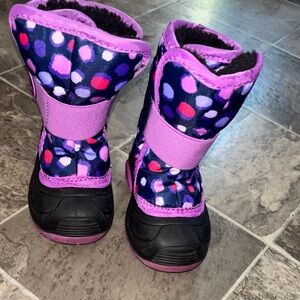 Kamik Kids Boots - Purple and Black
